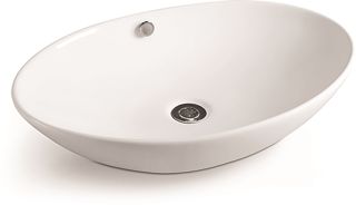 Раковина накладная SantiLine SL-1019 63см белый